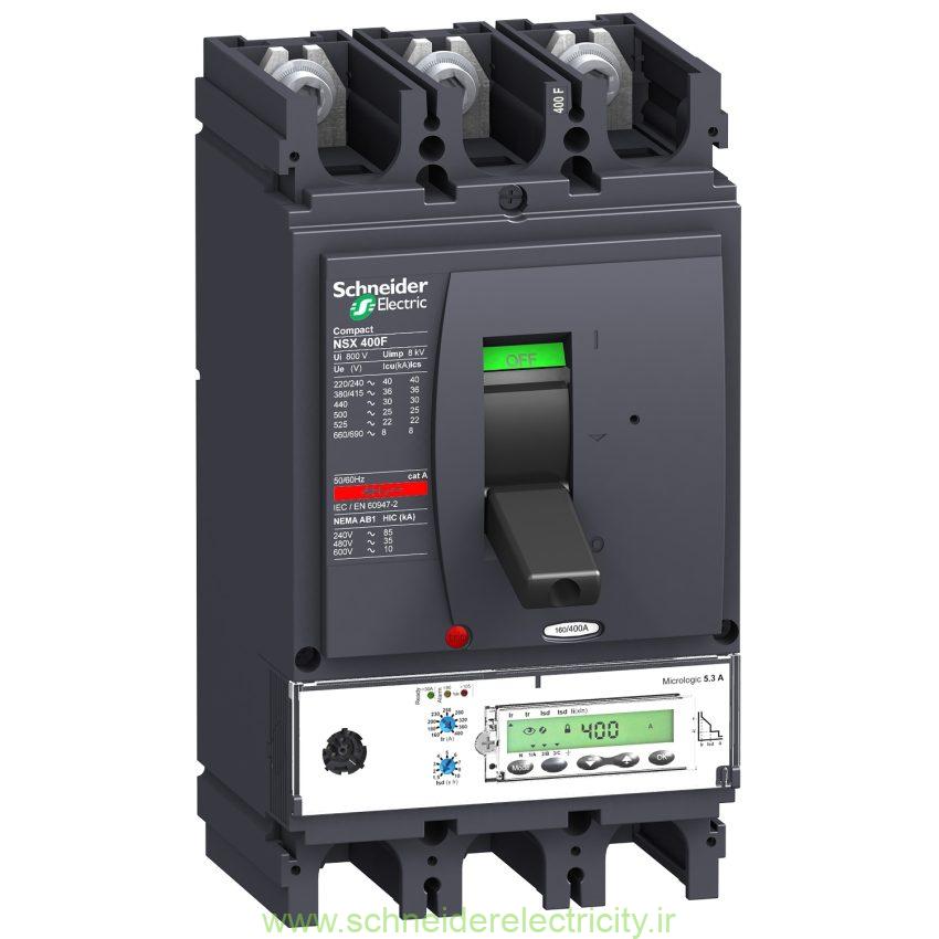 Circuit-breaker-Compact-NSX400F-36-kA-at-415-VAC-Micrologic-5