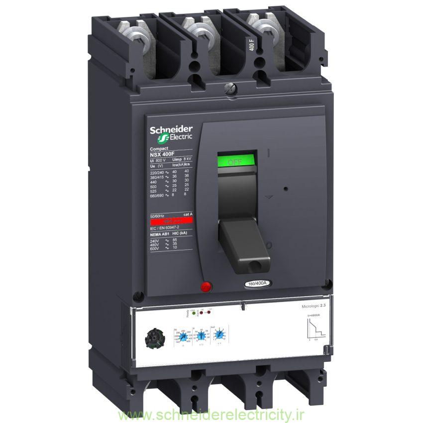 Circuit-breaker-Compact-NSX400N-50-kA-at-415-VAC-Micrologic-2