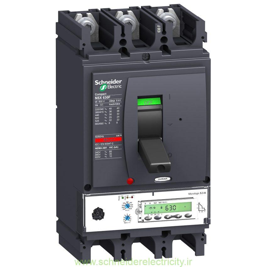 Circuit-breaker-Compact-NSX630N-50-kA-at-415-VAC-Micrologic-5