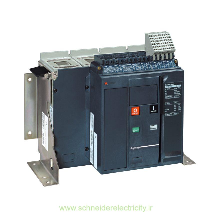 Circuit-breaker-Masterpact-NT10H1-1000-A-4-poles-fixed-wo-trip-unit