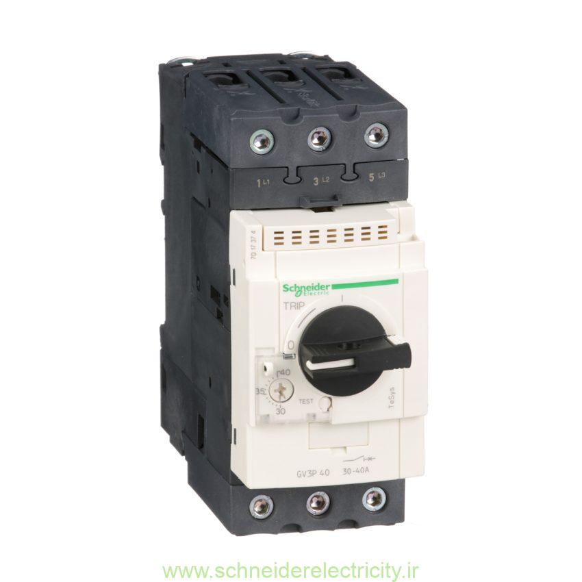 Motor-circuit-breaker-TeSys-GV3-3P-30-40-A-thermal-magnetic-EverLink-terminals