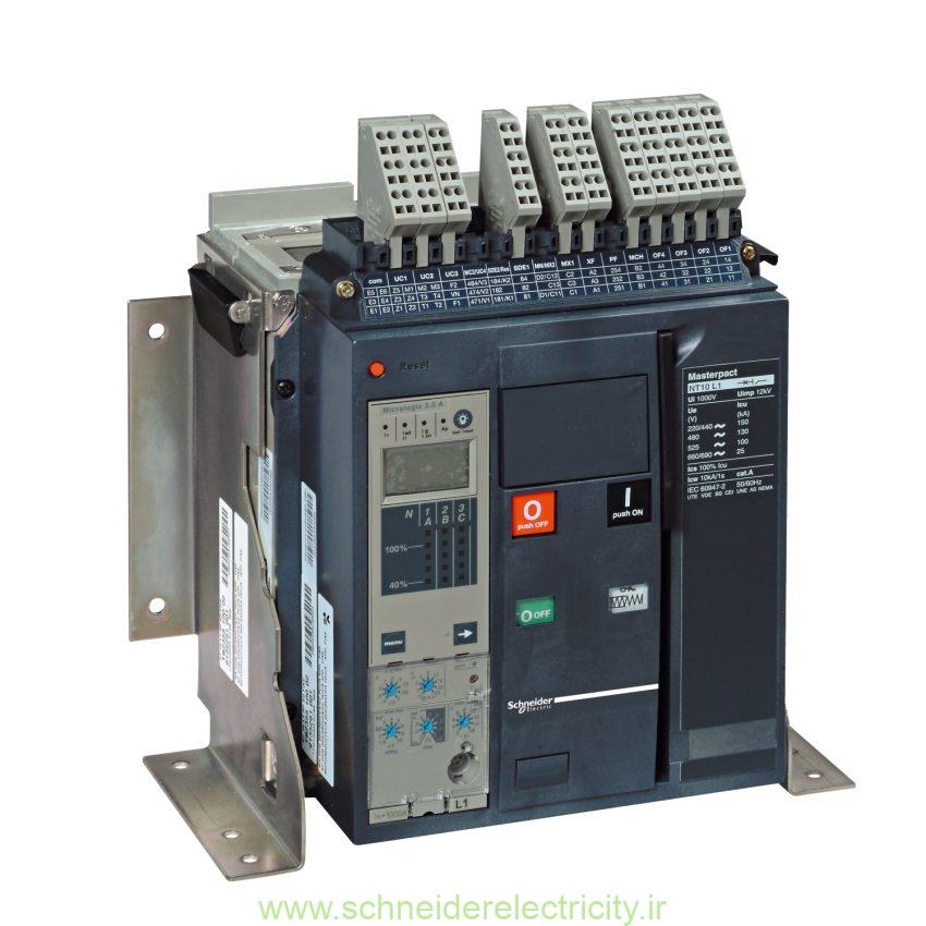 circuit-breaker-Masterpact-NT10H2-1000-A-3-poles-fixed-w-o-trip-unit